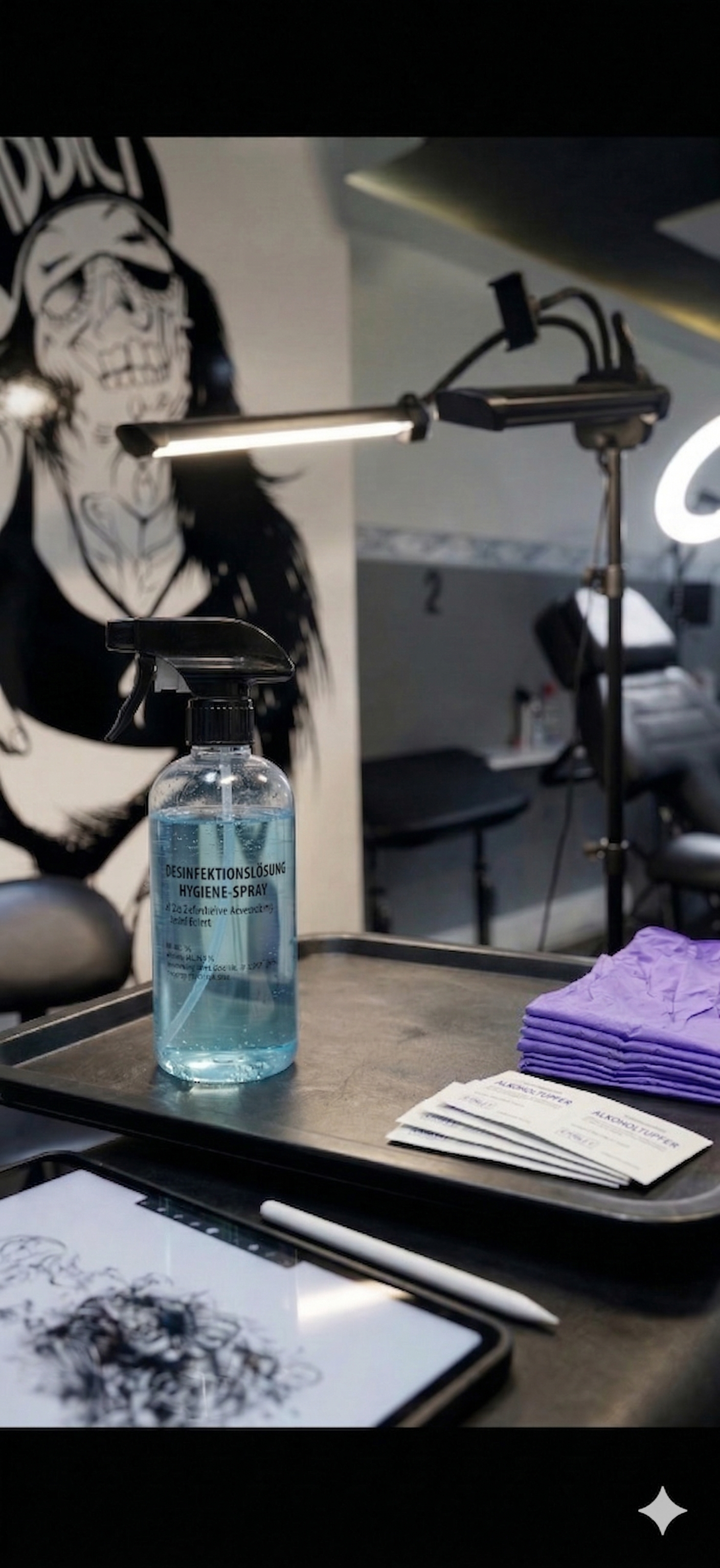 Hygiene und Sicherheit im Money 4 Pain Tattoo Studio